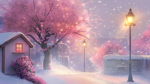 唯美的雪景