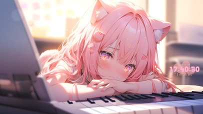 纯情猫耳可爱少女