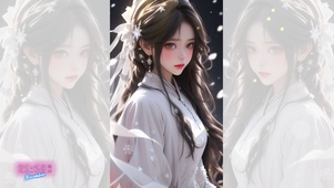 4K性感古风Ai美女插画