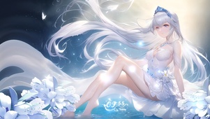 月光下的少女