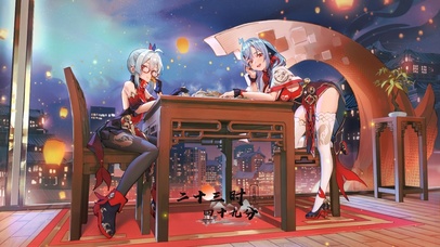 古风贺岁美少女