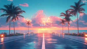 三亚晚霞