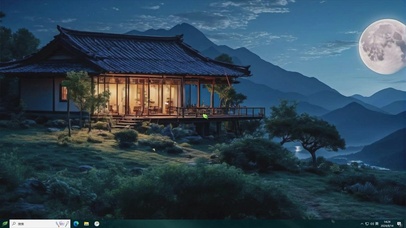 夜景AI风景-桌面主题