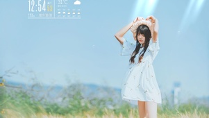 随风飘摇美少女