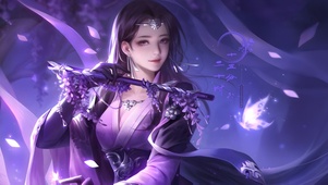 唯美清纯秀丽古风美女