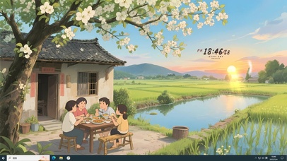 儿时的记忆小屋梨花开