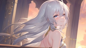 长发可爱少女