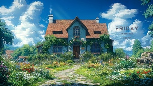 护眼山间小屋