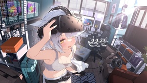 VR游戏少女