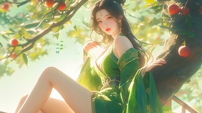 国风苹果少女
