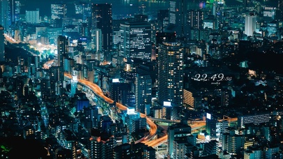 4k 夜晚璀璨之都