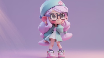 【3D动态】可爱盲盒少女