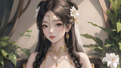 4K清纯古风汉服公主