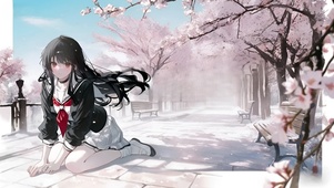 朽叶千咲-4k插画