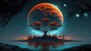 湖边美景