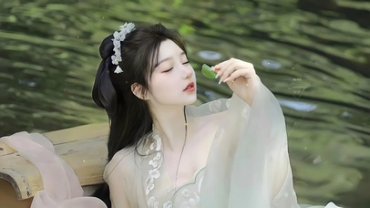 清纯古风纯欲美女