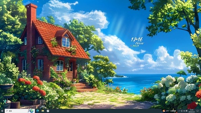 唯美白云小屋