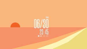 一抹夕阳
