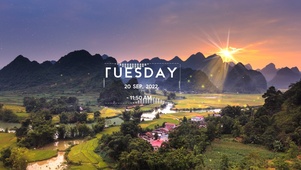 简约    夕阳