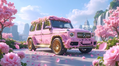 万物生花之奔驰