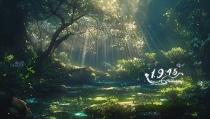 护眼绿色森林