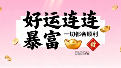 好运连连 顺顺利利