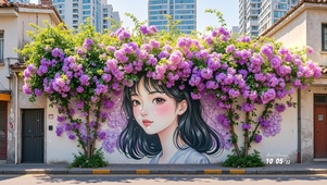 紫腾花开