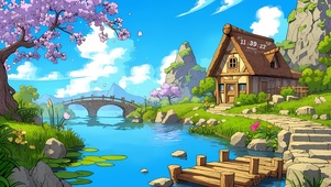 小桥流水