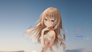 治愈金发少女