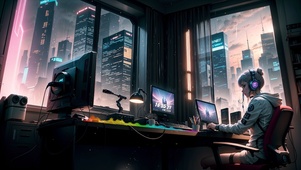 炫酷科技房间