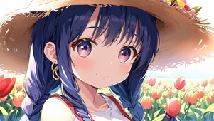横屏眼神清澈