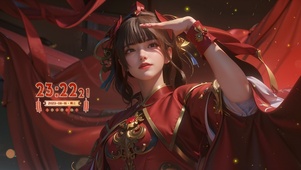 4k 新娘 红色嫁衣