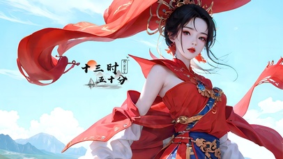 古风美女-凤凰族神女楚凰