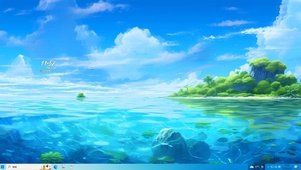 清澈海水