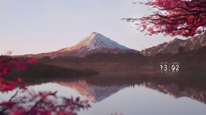 唯美富士山