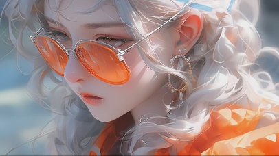 4K,3D动态。夏日少女