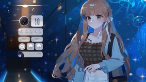 水族馆的美少女
