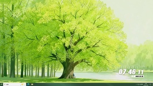 护眼大树桌面主题