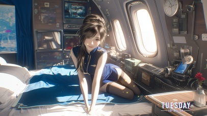 她的眉宇间透着一股冷艳的美