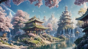 樱花仙境古城