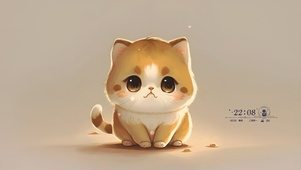 大眼萌猫