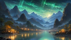 极光 河岸