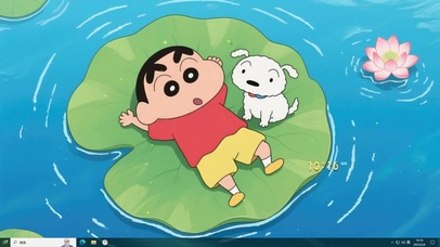 无忧无虑荷塘小新主题