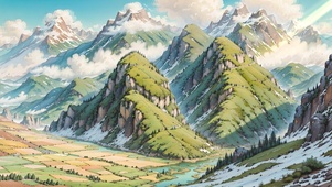 梦中的山