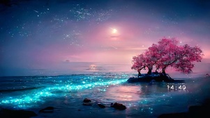 4k浪漫星辰海