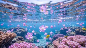 护眼清凉海底