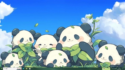 一堆熊猫