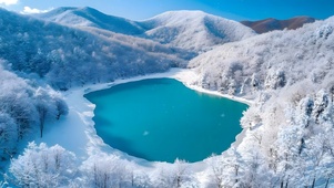 冬季湖泊