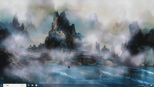 水韵绘卷-桌面主题