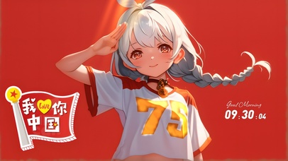 我爱你中国，喜迎75周年华旦